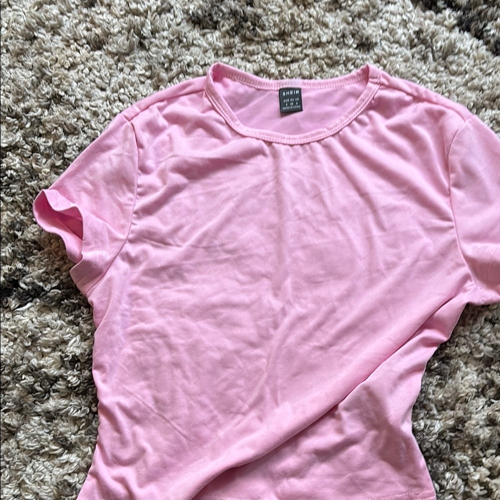 Pink Short Sleeve Top